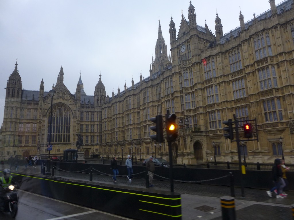 First drive-by of Houses of Parliament - totally awestruck by its Neo-Gothic grandeur.