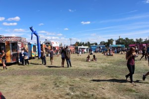 Food trucks at the festival