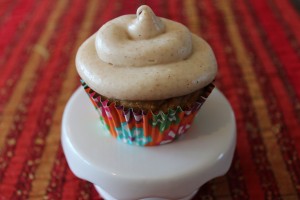 pumpkin spice cupcake