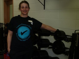Daisy, the staff member who ran the Youth Resistance Training class