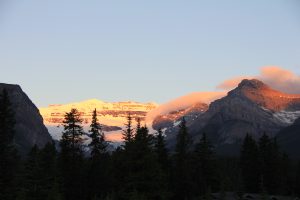 Sunrise over the Rockies